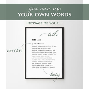 He's Not Perfect Poem Personalised Print, 2 of 11