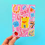'Good Luck' Lucky Cat Greetings Card, thumbnail 2 of 4