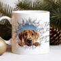 Personalised Christmas Rhodesian Ridgeback Break Through, thumbnail 8 of 10