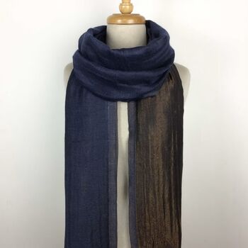 Reversible Merino Wool Shawl/ Scarf, 5 of 10