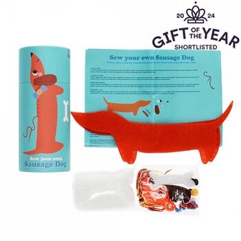 Sew Your Own Sausage Dog Craft Kit, 3 of 6