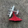 Lancaster Bomber Poppy Brooch, thumbnail 4 of 6