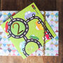 Copper Foiled Road 2nd Birthday Card, thumbnail 1 of 5
