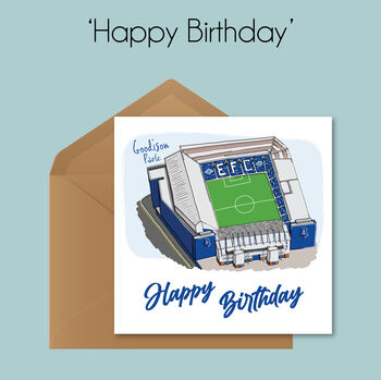 Everton Fc Personalised Birthday Card, 3 of 5