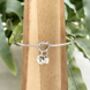 Personalised Knot Bangle | Maid Of Honour Gift, thumbnail 3 of 12