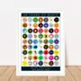 Personalised 60 Years Of Music 1965 Birthday Print, thumbnail 2 of 7