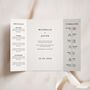 Minimal, Modern Gatefold Wedding Invitations, thumbnail 1 of 5