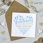 Heart And Soul Welcome Baby Girl Card, thumbnail 2 of 2