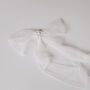 Oversized Bow Tulle Wedding Veil, thumbnail 5 of 8