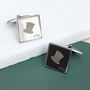 Personalised Iconic Silver Plated Cufflinks, thumbnail 1 of 11