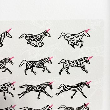 'Unicorn Race' Giclee Print, 3 of 5