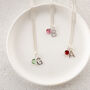 Personalised Eid Birthstone And Initial Necklace, thumbnail 1 of 7