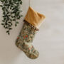 William Morris Golden Lily Christmas Stocking, thumbnail 4 of 5