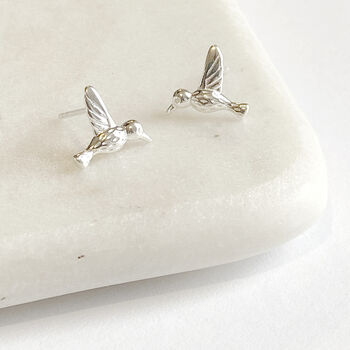Little Bird Stirling Silver Studs, 2 of 4