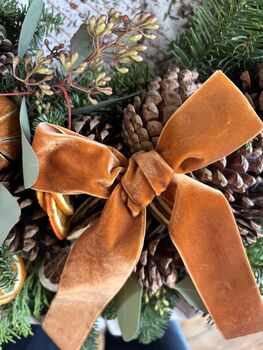 Dried Oranges And Cinnamon Handmade Christmas Wreath, 3 of 3