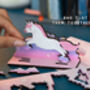 Personalised Unicorn Birthday Pop Out Card, thumbnail 5 of 6