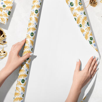 Luxury Yellow Matisse Inspired Gift Wrap, 5 of 7