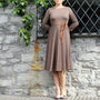 Holborn Striped Jersey Dress Grey Brown, thumbnail 1 of 8