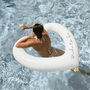 Personalised White Heart Pool Float, thumbnail 5 of 6
