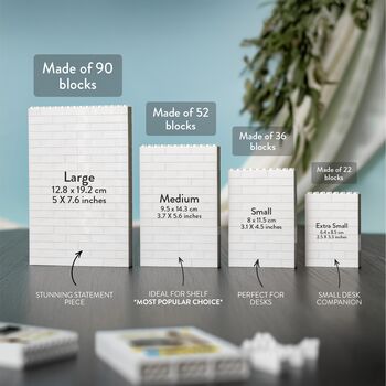 Personalised Anniversary Memory Block For Couple, 2 of 9