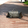 Zip Detail Genuine Leather Holdall, thumbnail 7 of 12