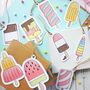 Illustrated Ice Lollies Gift Tags, Large, thumbnail 3 of 10