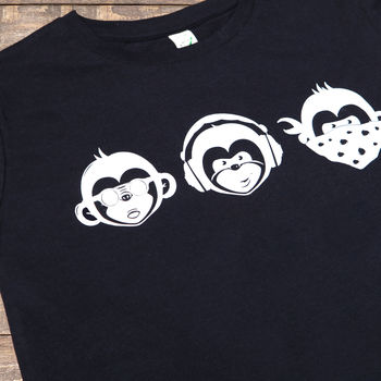 Three Wise Monkey Children's T Shirt, 2 of 2