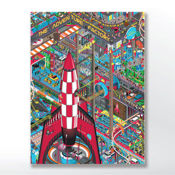 Futuristic Space Rocket Print, 2 of 9