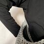Sliver Skye Shoulder Bag Crocheted Metal Ring Pulls, thumbnail 6 of 12