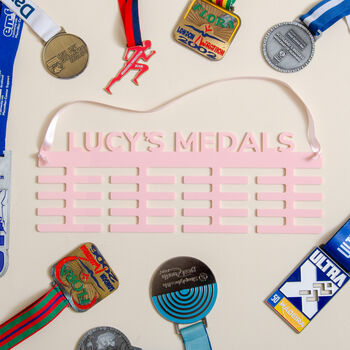 Multicolour Personalised Medal Hanger, 5 of 12