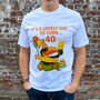 It's A Love|Y Day To Turn | Personalised Mens Birthday Gift T Shirt, thumbnail 4 of 6