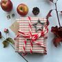 Red Stripe Paper Fibre Wrapping Paper Set, thumbnail 12 of 12
