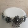 Indian Oxidised Pearl And Pota Stone Lightweight Choker Set, thumbnail 3 of 9