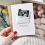 Personalised Baby Scan Photo Announcement Card, thumbnail 1 of 3