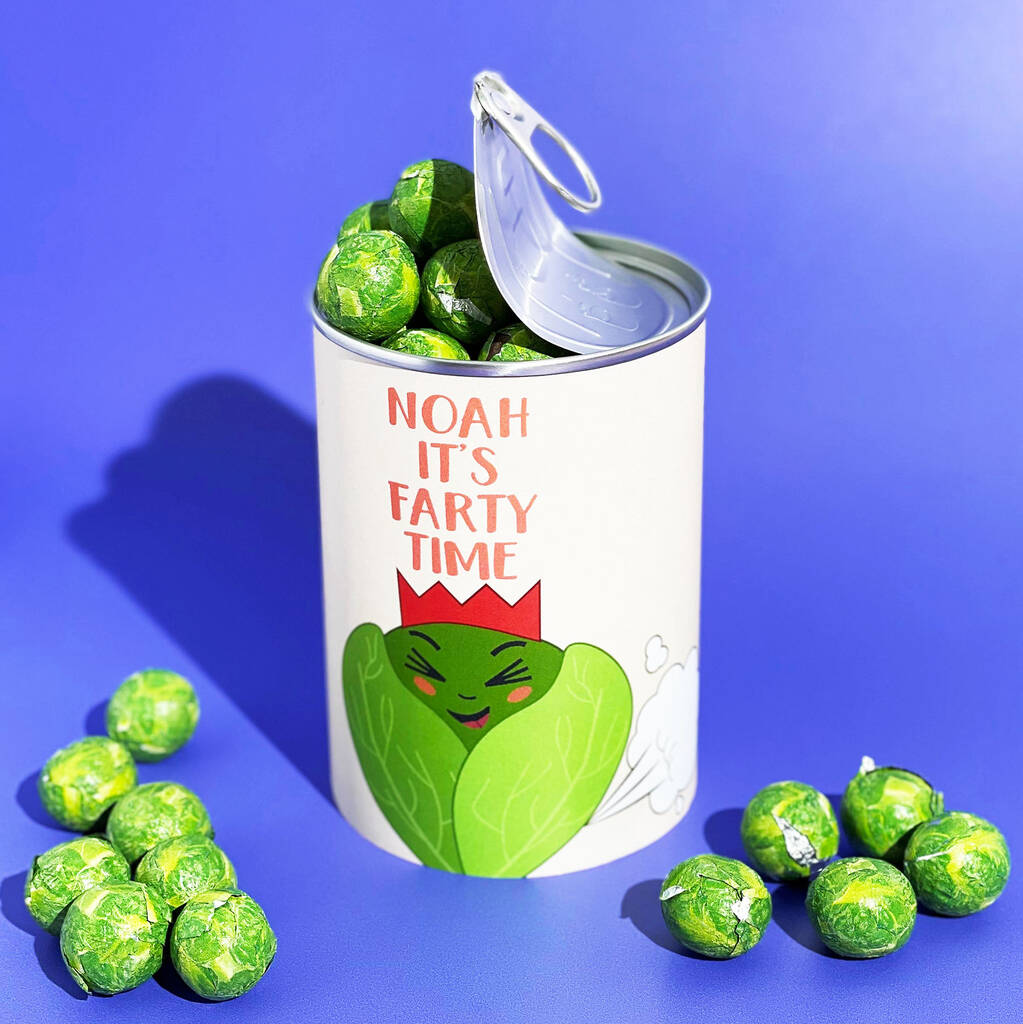 Personalised Funny Farty Sprout Stocking Filler, 1 of 3