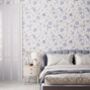 Etched Floral Outline Wallpaper, thumbnail 1 of 5