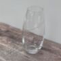 Clear Barrel Vase With Sparkle, thumbnail 3 of 5