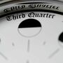 Handmade Classic Moon Phase Clock In Chrome, thumbnail 5 of 9