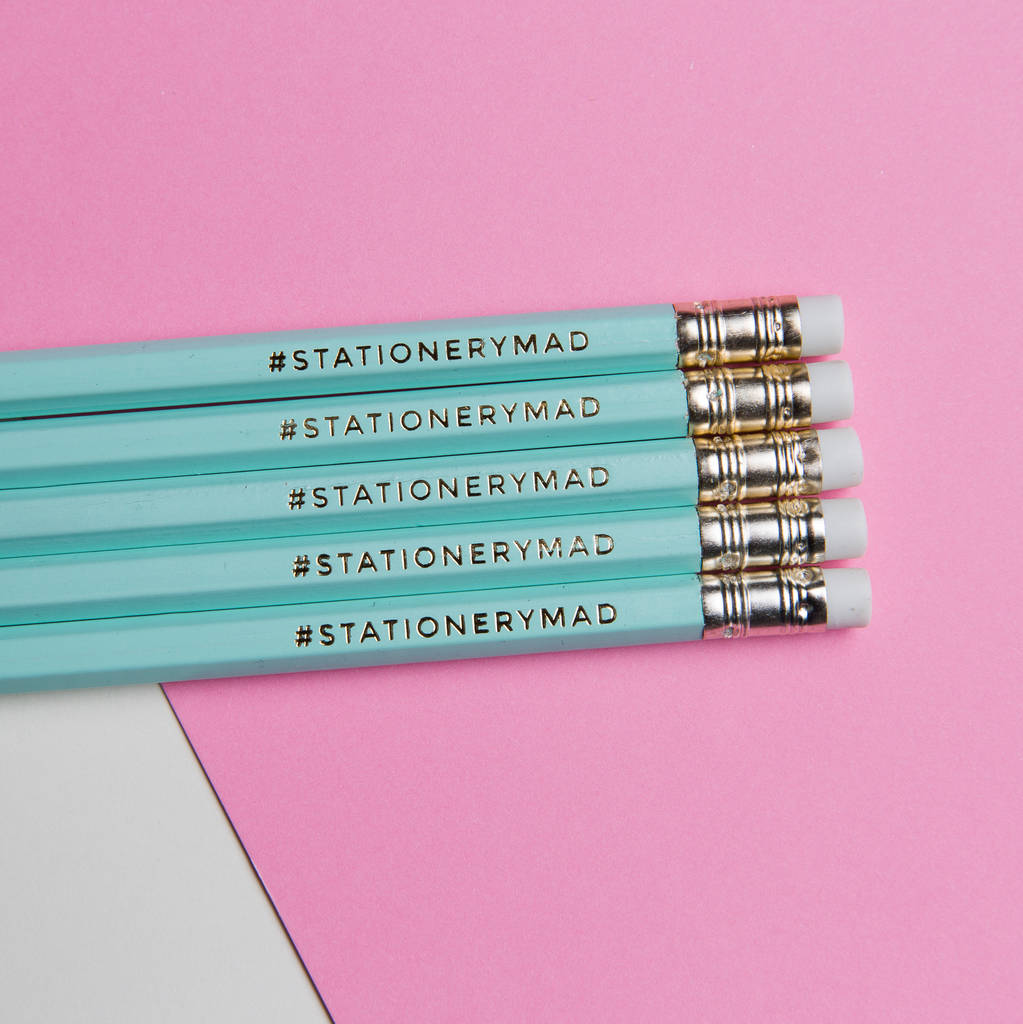 Stationery Mad Pencil Set By Paper Craze