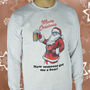 Merry Christmas Now Someone Get Me A Beer Sweatshirt, thumbnail 2 of 5
