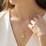 Personalised 18ct Gold Plated Ballerina Necklace, thumbnail 4 of 12
