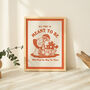 'All Thats Meant To Be' Frog Print Ouline Only, thumbnail 2 of 10