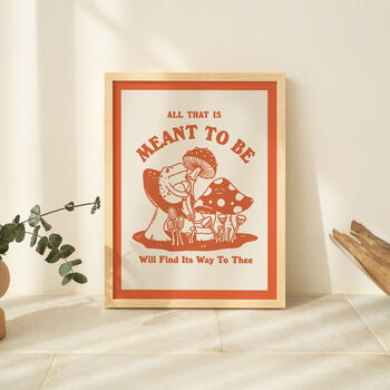 'All Thats Meant To Be' Frog Print Ouline Only, 2 of 10