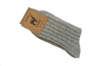 Unisex Alpaca Socks Extra Thick Warm Outdoor/Indoor, 8 of 9