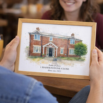 Personalised Watercolour Home, Church And Venue Art Print, 3 of 12