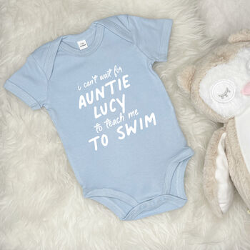 Auntie Uncle Can't Wait To Teach.. Babygrow, 7 of 10