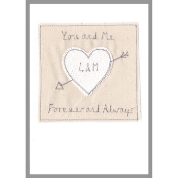 Personalised Cupids Arrow Anniversary / Valentines Card, 6 of 12
