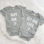 Buy One Get One Free Twin Babygrow Set, thumbnail 5 of 9