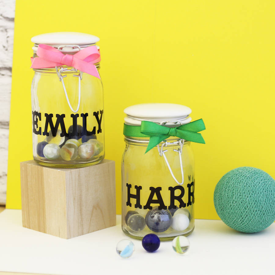 personalised marble reward jars by posh totty designs creates