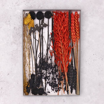 Halloween Dried Flowers Bouquet Letterbox Gift Set, 3 of 5